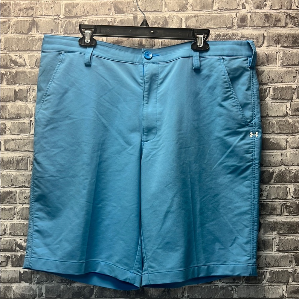 Under Armour Blue Athletic Shorts Lightweight Quick-Dry